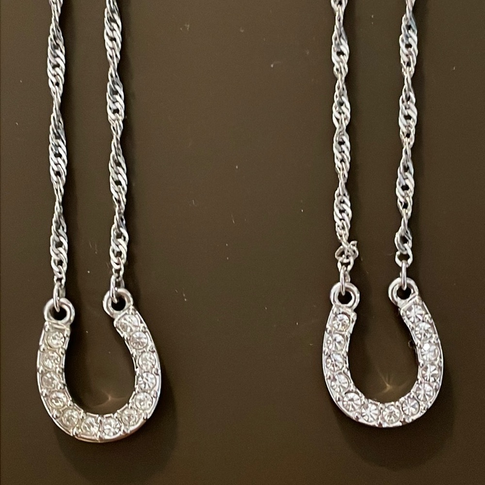 Montana Silversmith horseshoe Diamond necklace